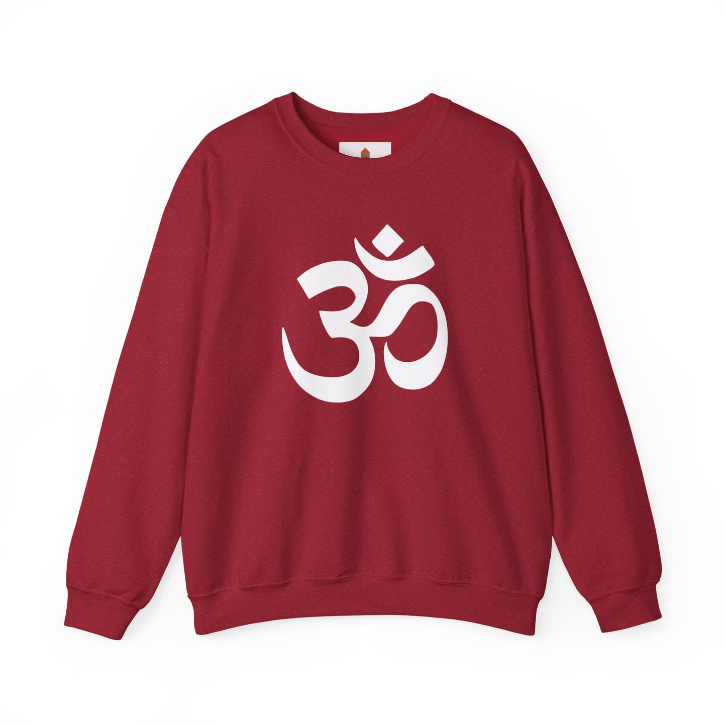 White Simple Om Art Sweatshirt