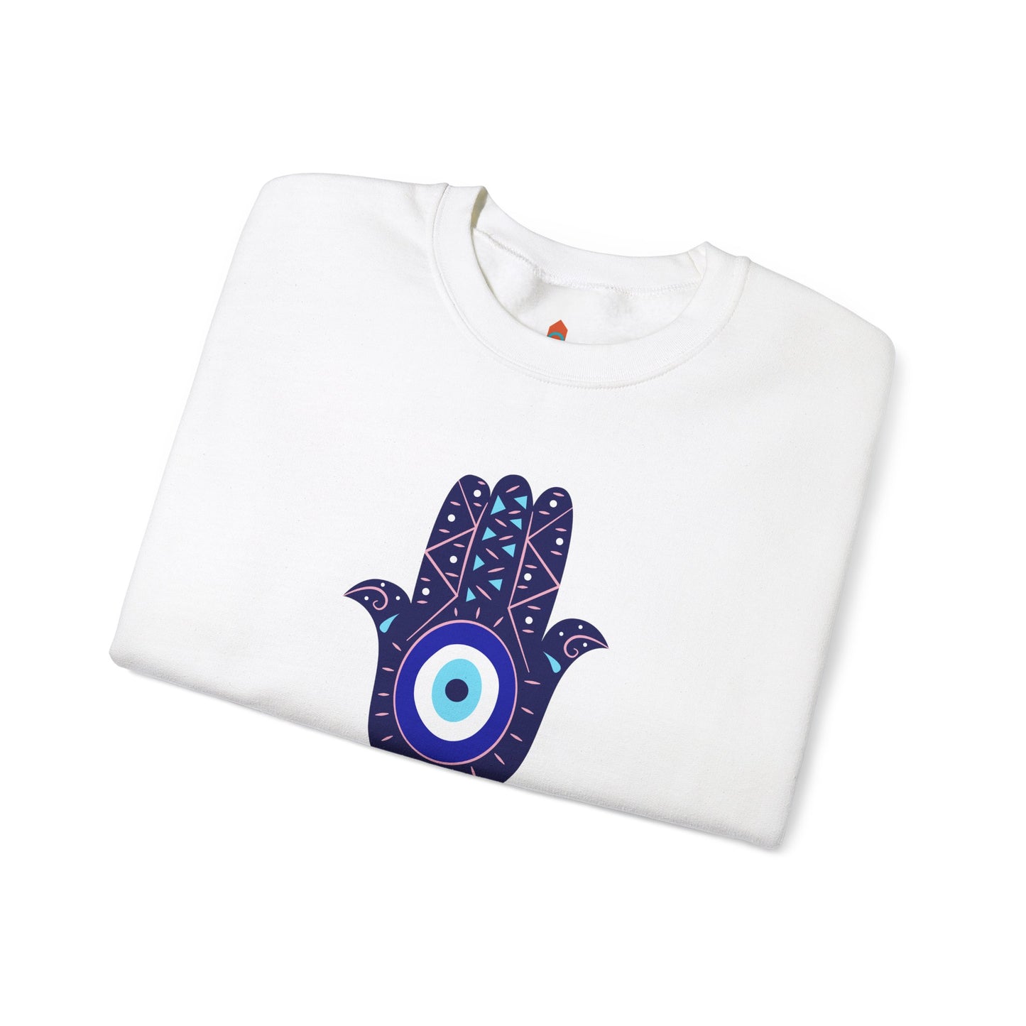 Blue Hamsa Hand Sweatshirt