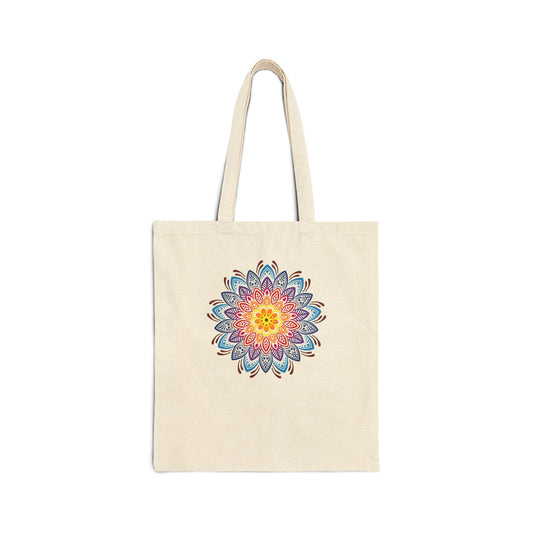 Mandala Pattern Cotton Tote Bag