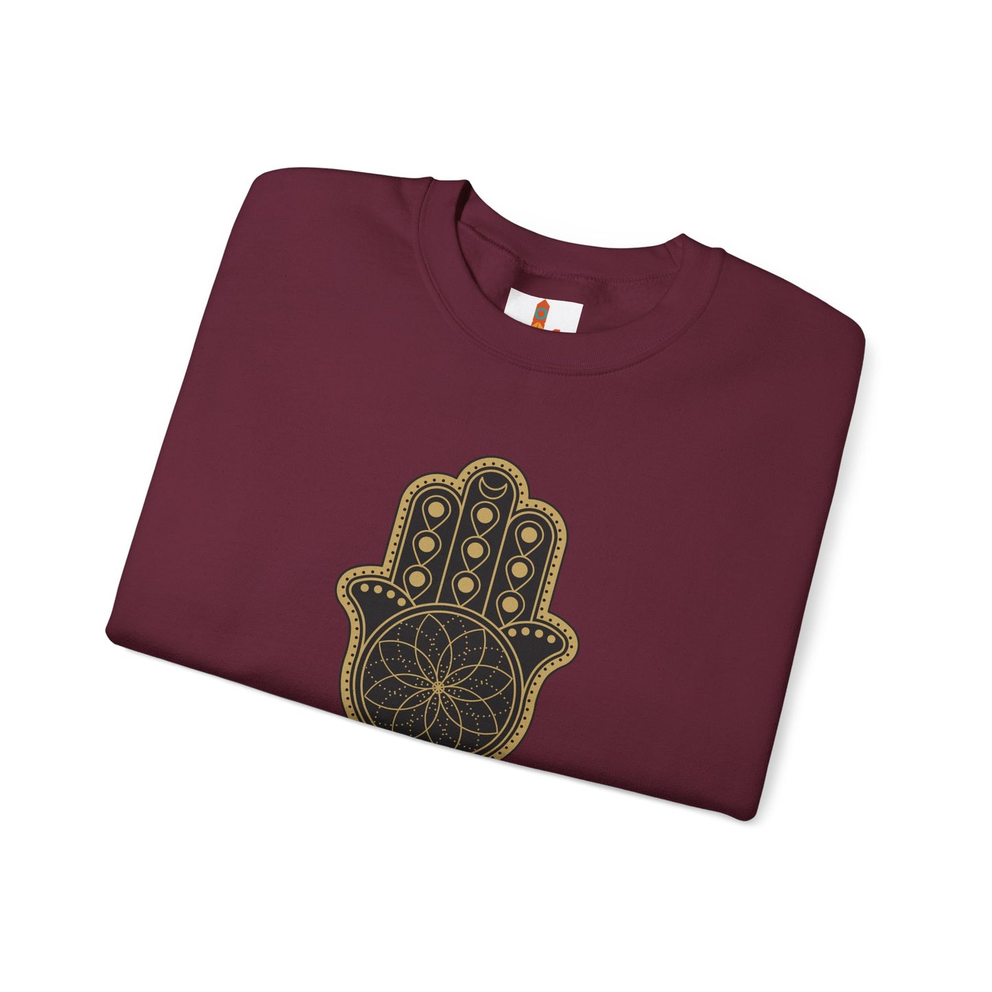Hamsa Hand with Mandala Sweatshirt