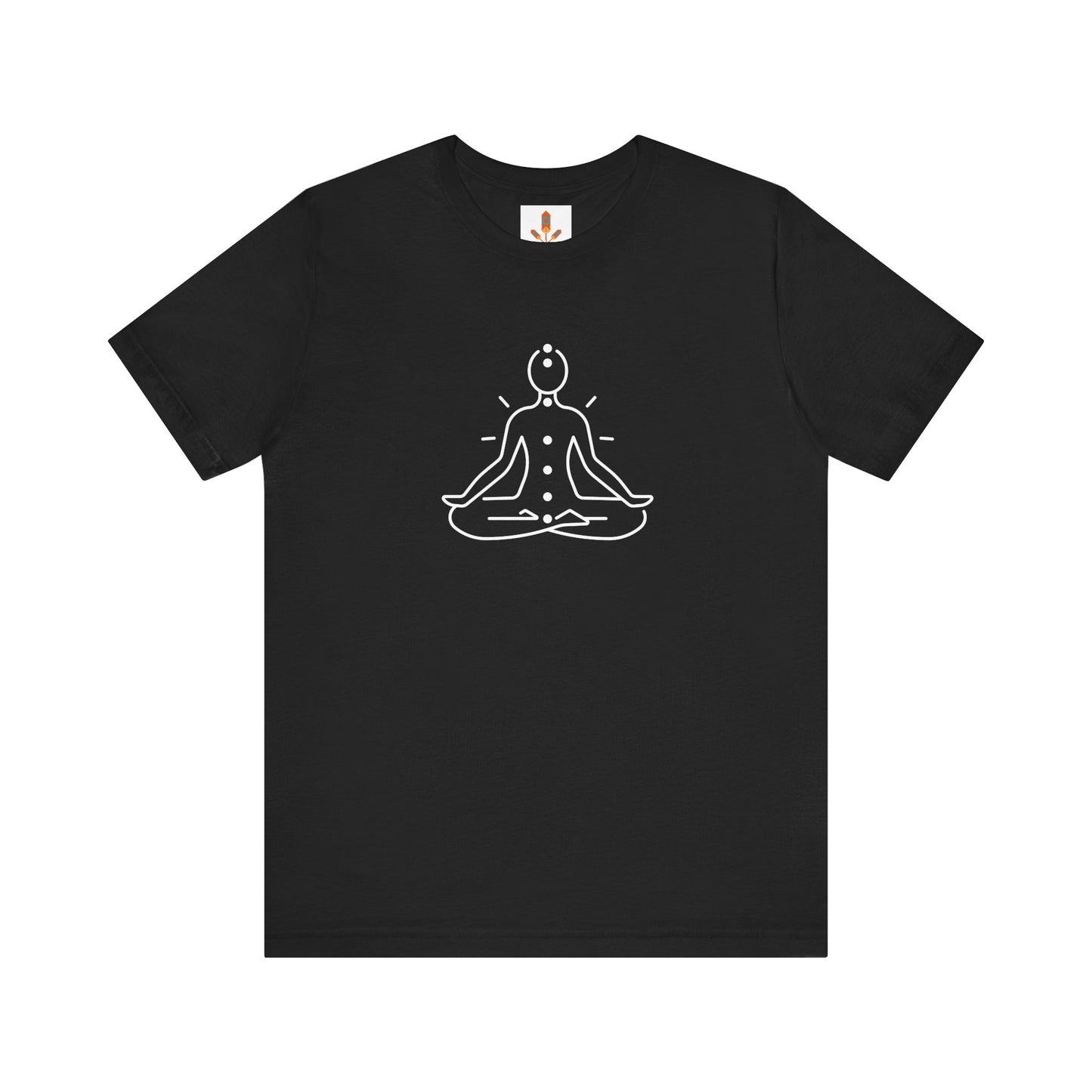 White Chakra Design T-shirt