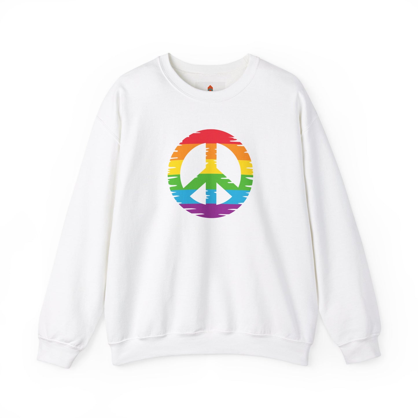 Rainbow Peace Sign Sweatshirt