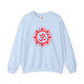 Red Om Lotus Design Sweatshirt