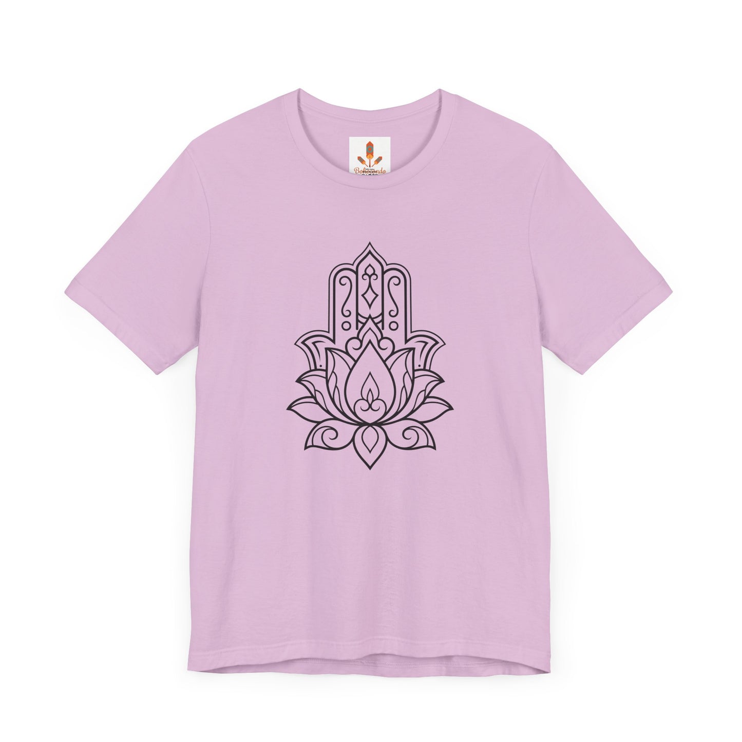 Hamsa Lotus Design T-shirt