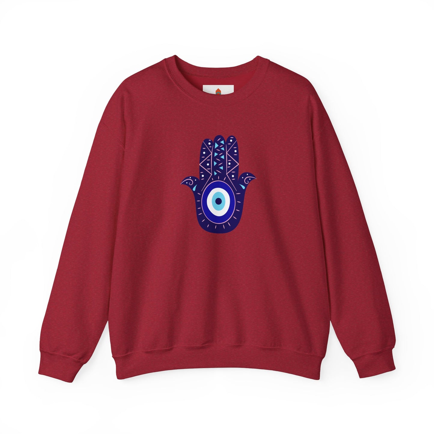 Blue Hamsa Hand Sweatshirt