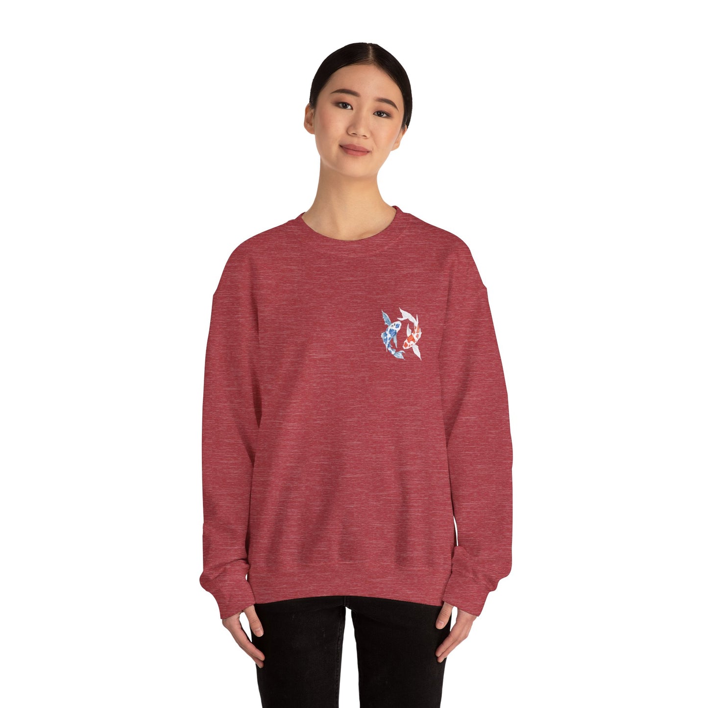 Colorful Yin and Yang Fish Sweatshirt