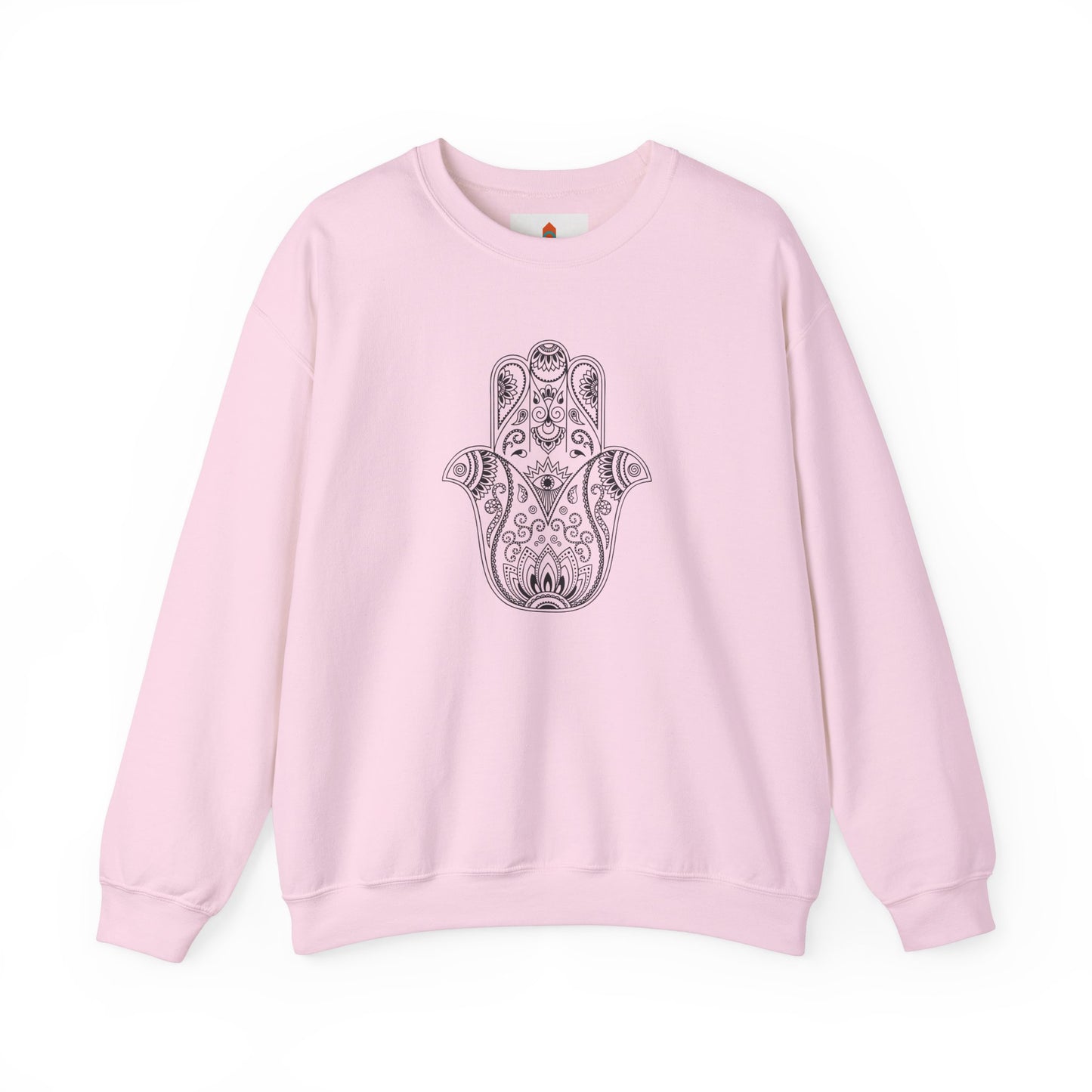 Lotus Flower Hamsa Hand Sweatshirt