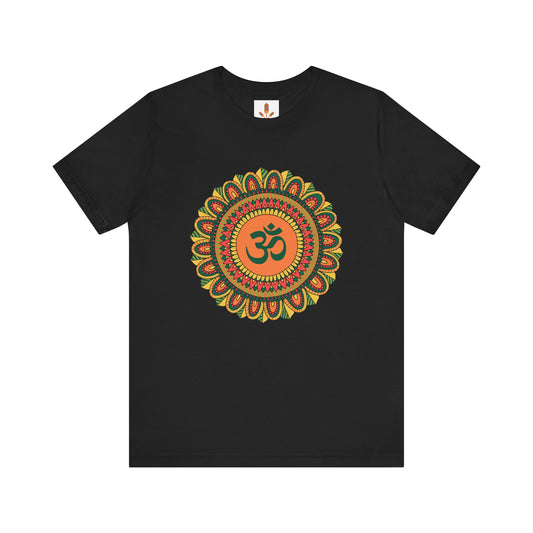 Om Multicolor Mandala T-shirt