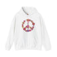 Peace Sign made from Flowers Hoodie