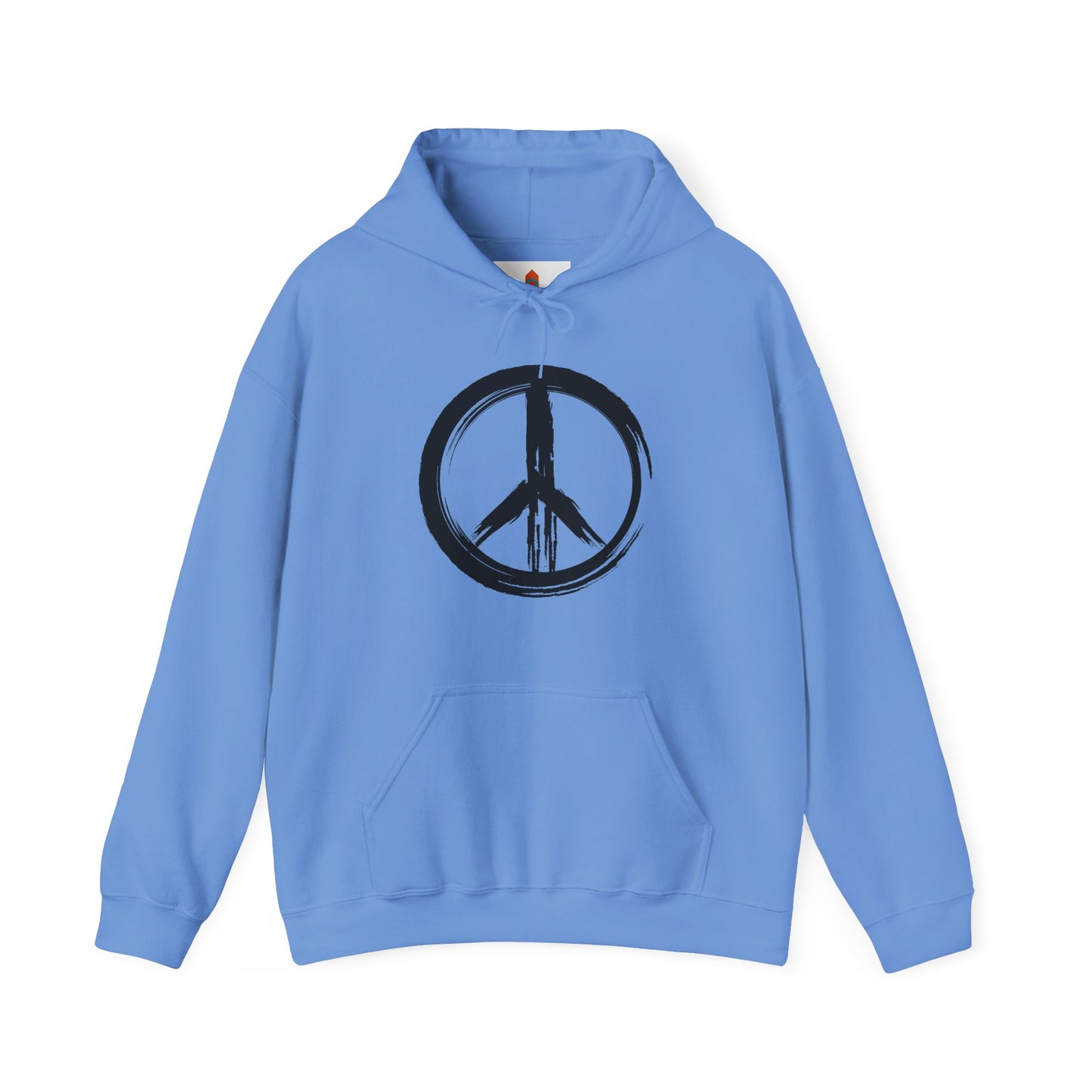 Brush Strokes Peace Sign Hoodie