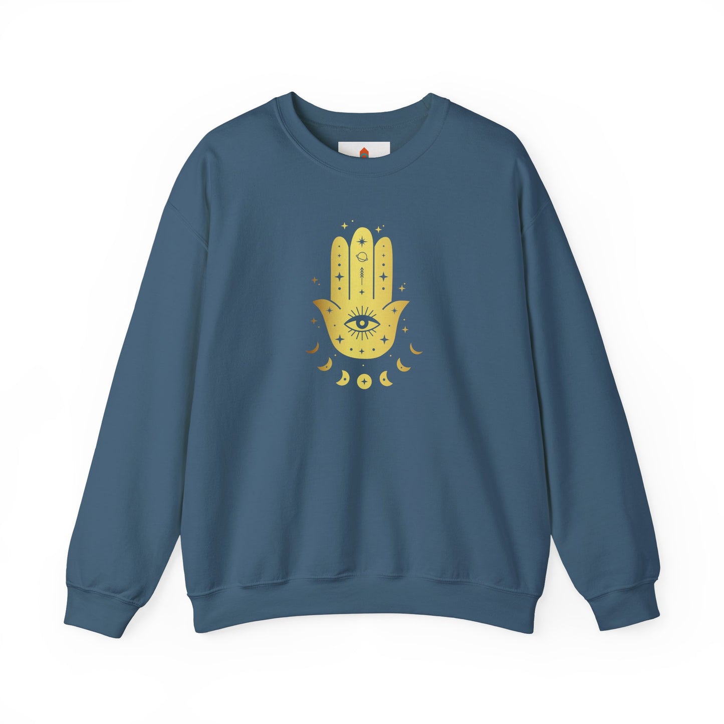 Golden Hamsa Hand with Eye Sweatshirt