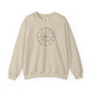 Spiral of Life in Circle Drawing Sweatshirt