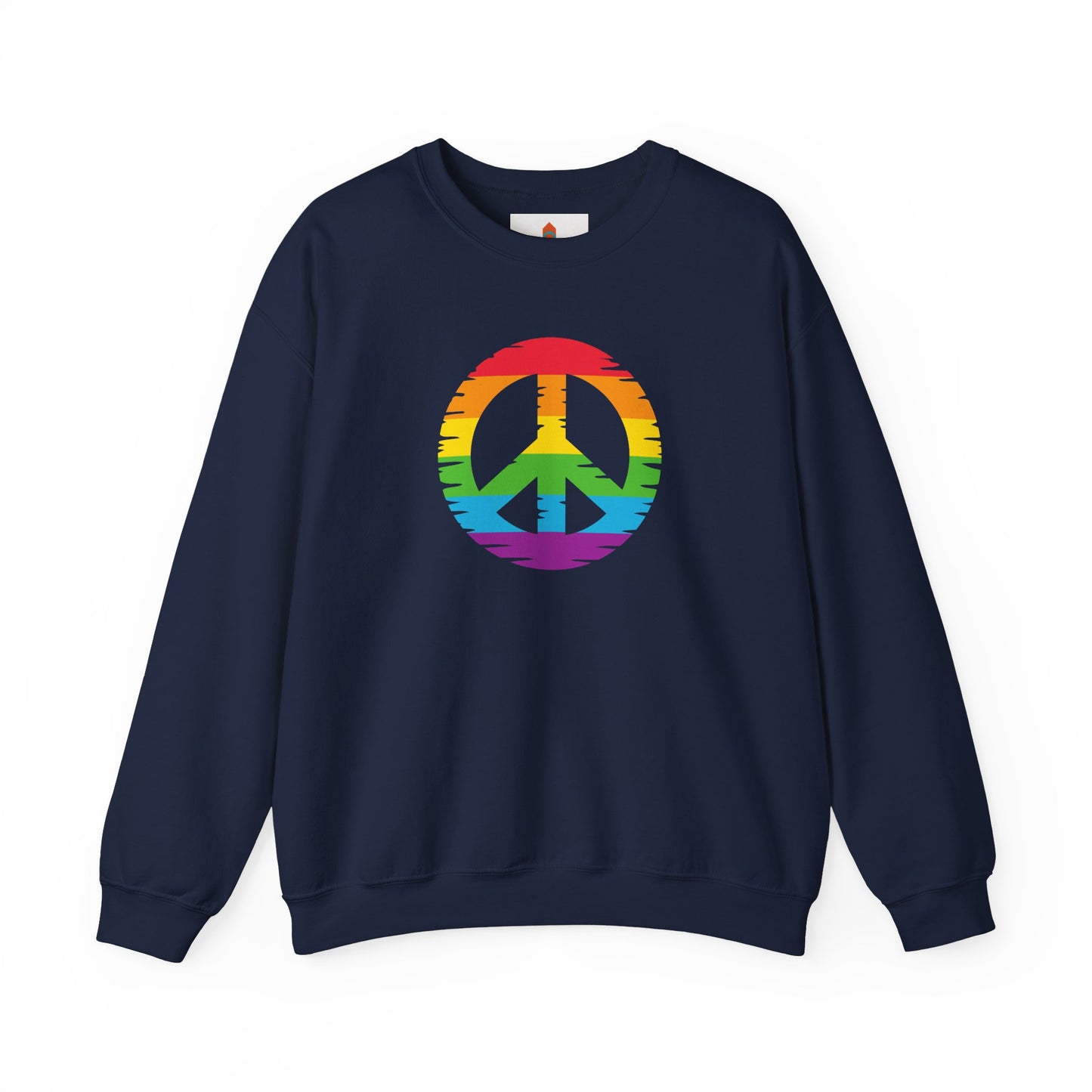 Rainbow Peace Sign Sweatshirt