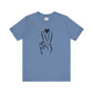 Peace Hand Sign with Heart T-shirt