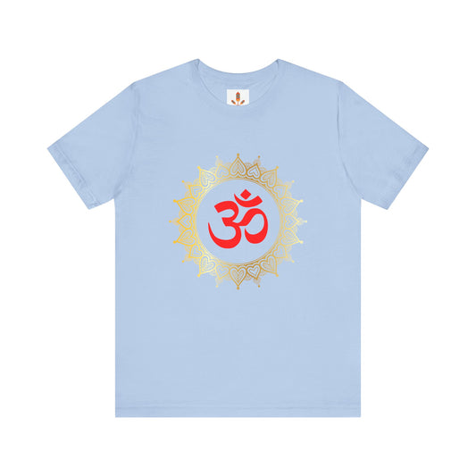 Golden Mandala Om T-shirt