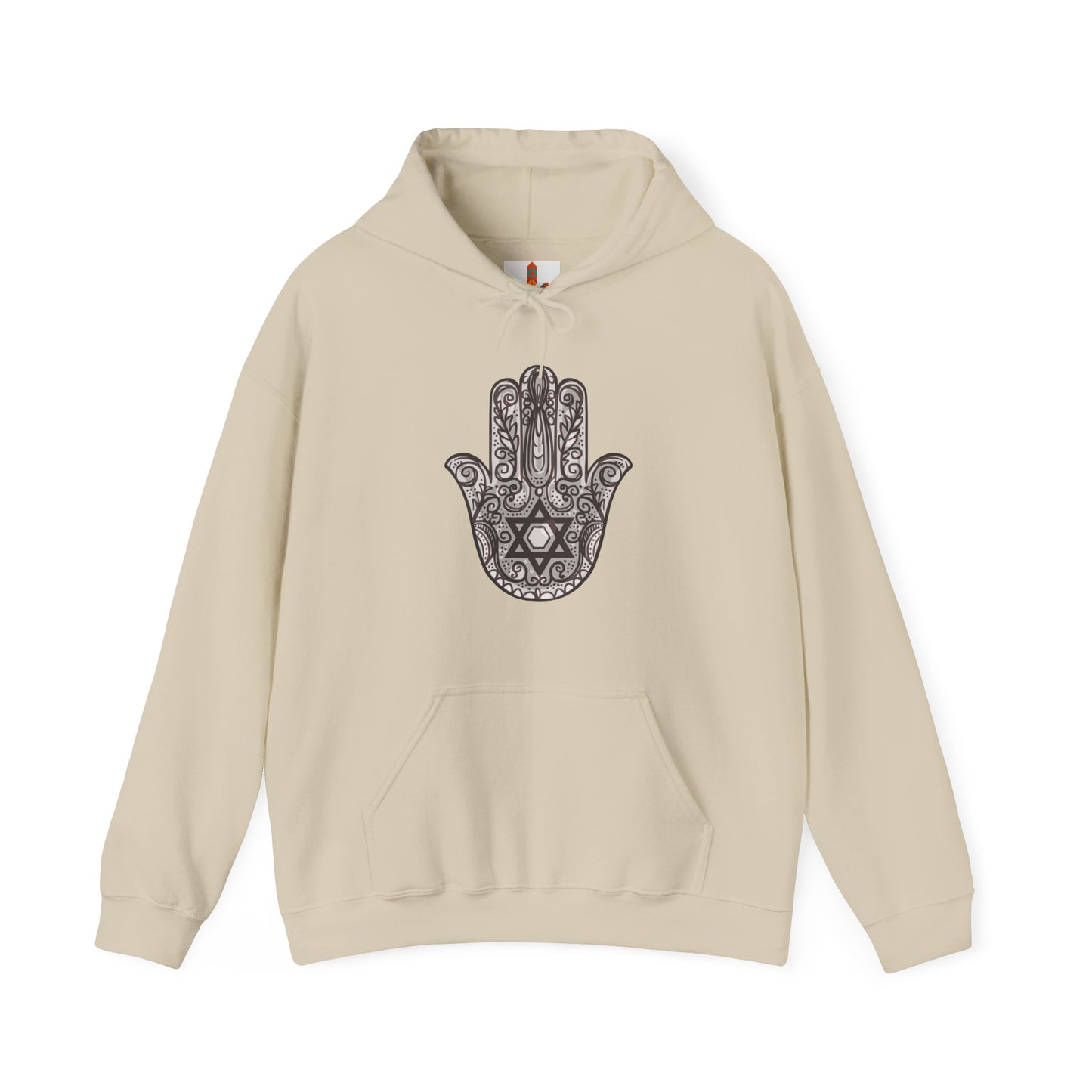 Beautiful Hamsa Hand with Star Hoodie