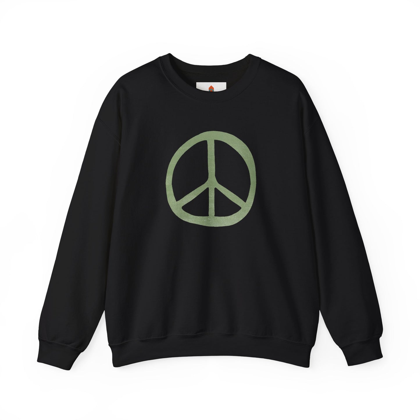 Green Peace Sign Sweatshirt