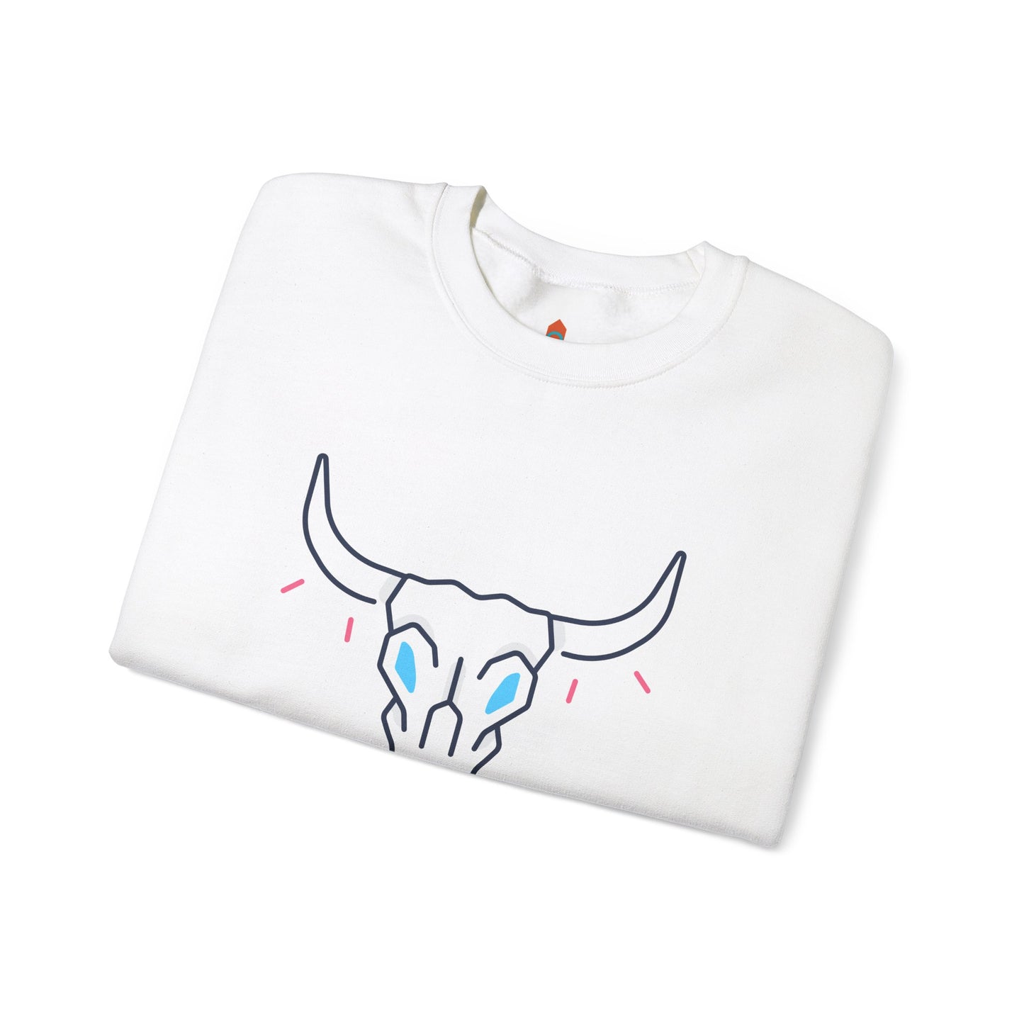 Buffalo Skull Drawing Sweatshirt