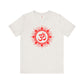 Red Om Lotus Design T-shirt