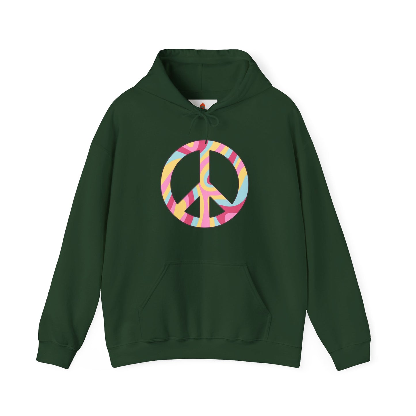 Hippie Peace Sign Hoodie