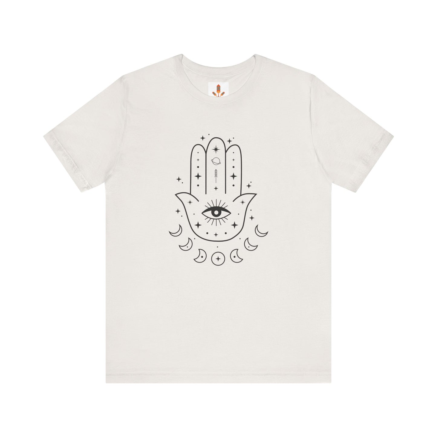 Hamsa Hand with Eye and Moon T-shirt