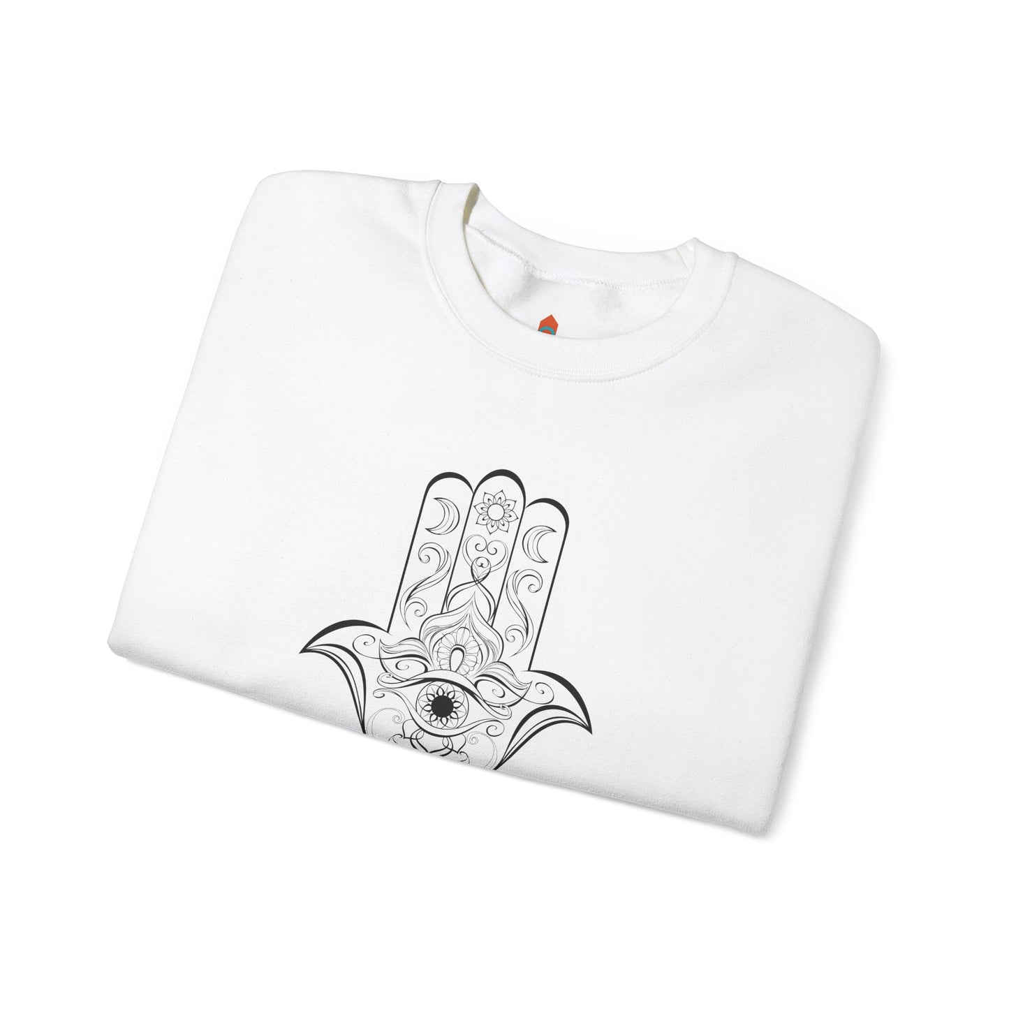 Hamsa Hand with Lotus Flower Sweatshirt