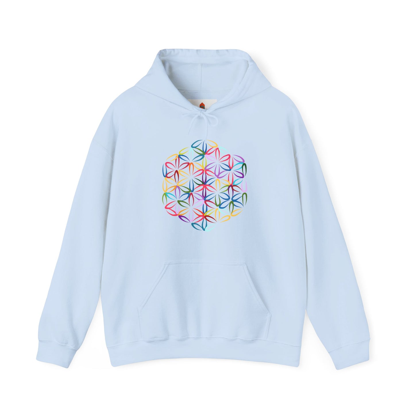 Multicolor Flower of Life Hoodie