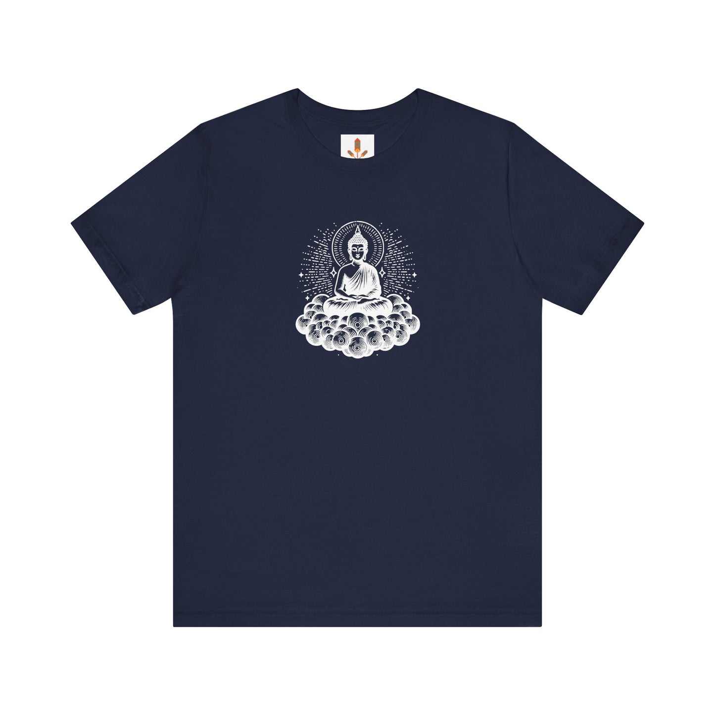 White Buddha Art T-shirt