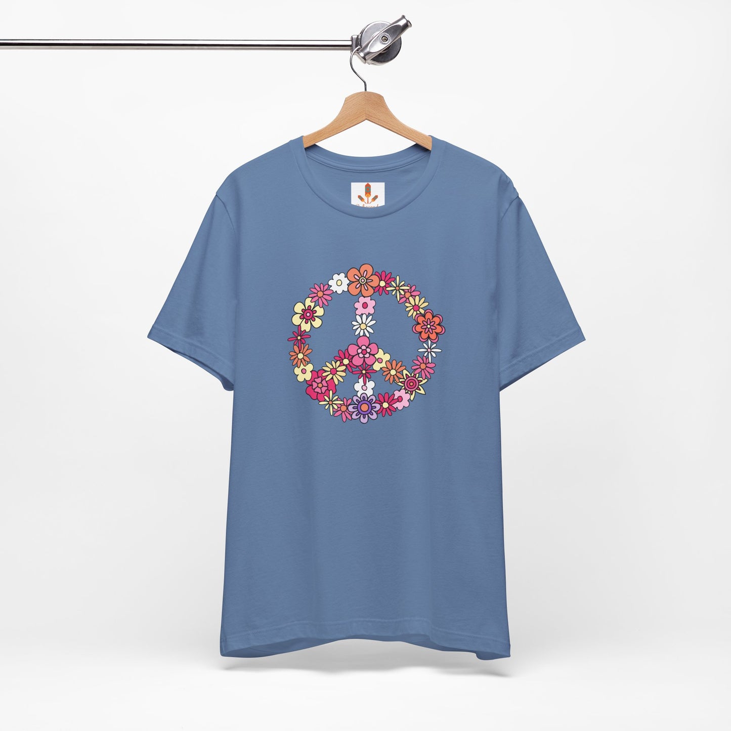 Peace Sign made from Flowers T-shirt