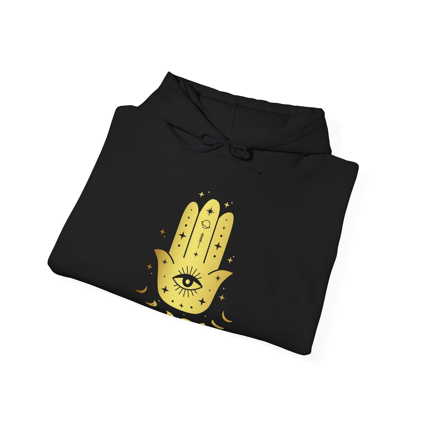 Golden Hamsa Hand with Eye Hoodie