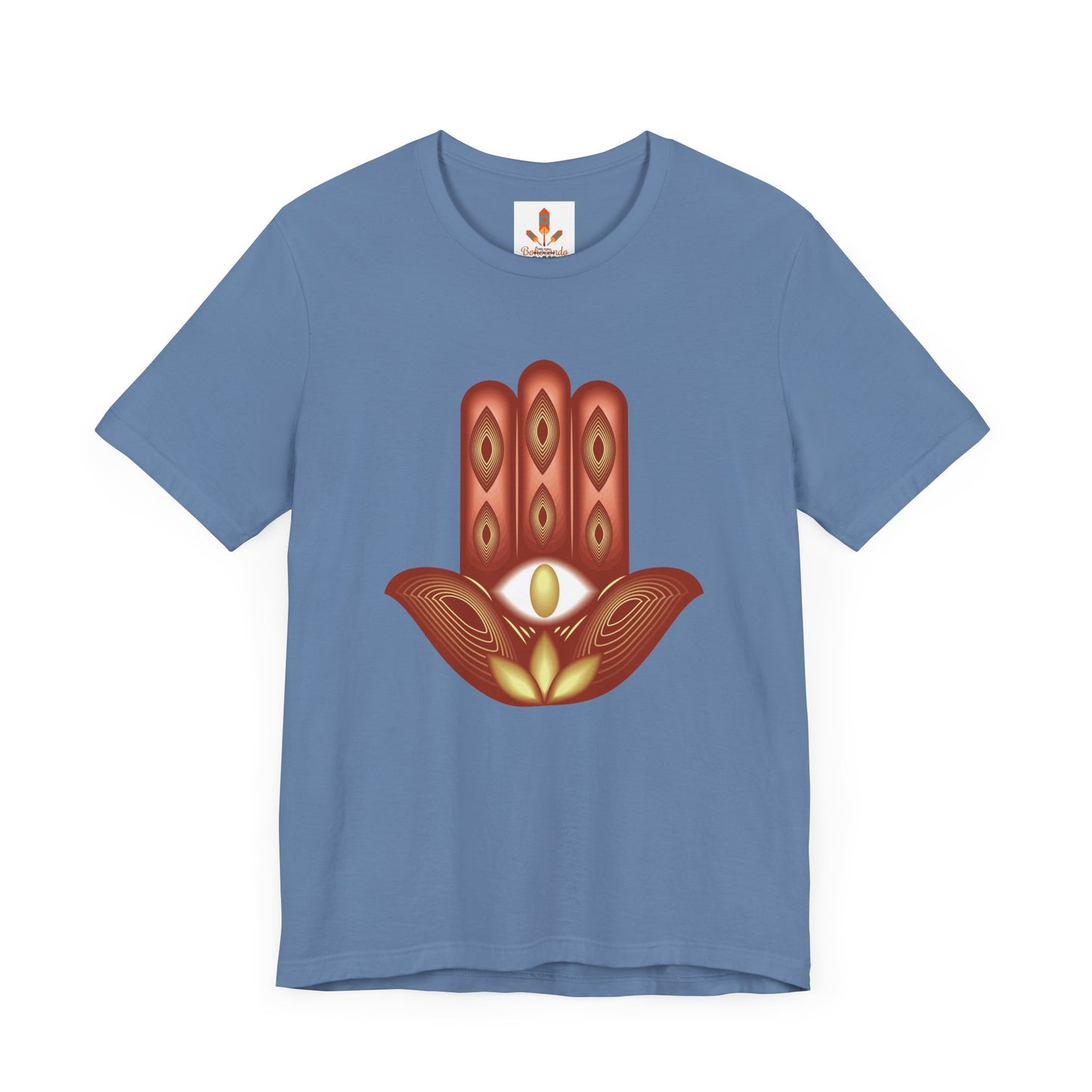 Colorful Hamsa Lotus T-shirts