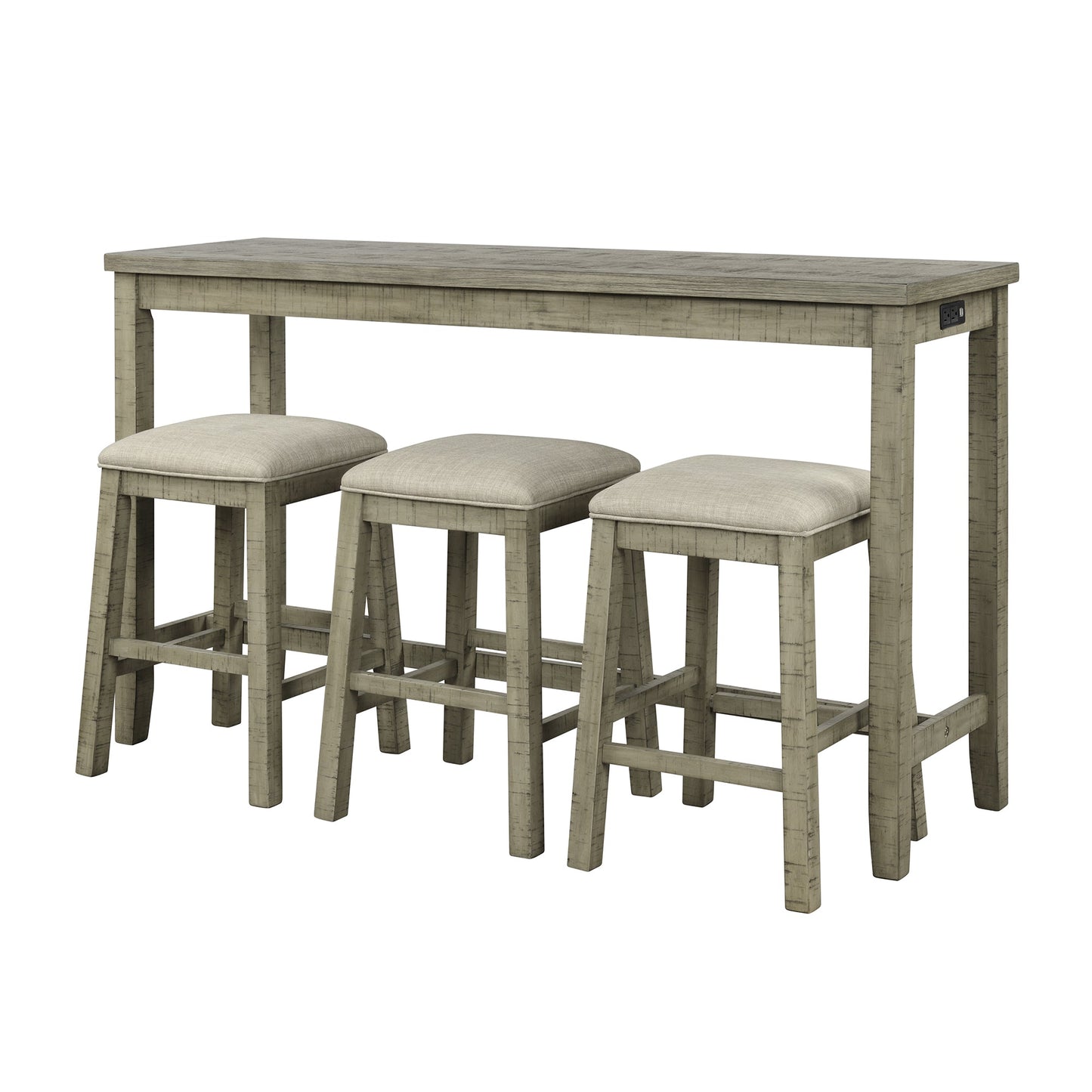 Rustic Bar Dining Set