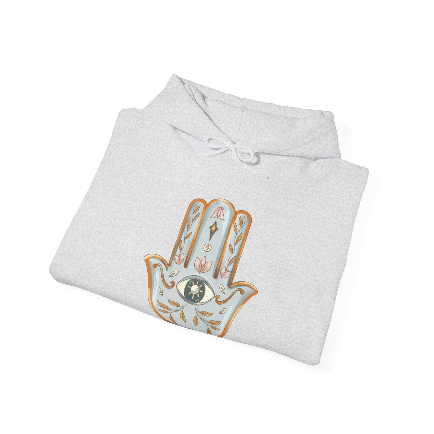 Silver Hamsa Hand Hoodie