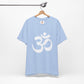 White Simple Om Art T-shirt