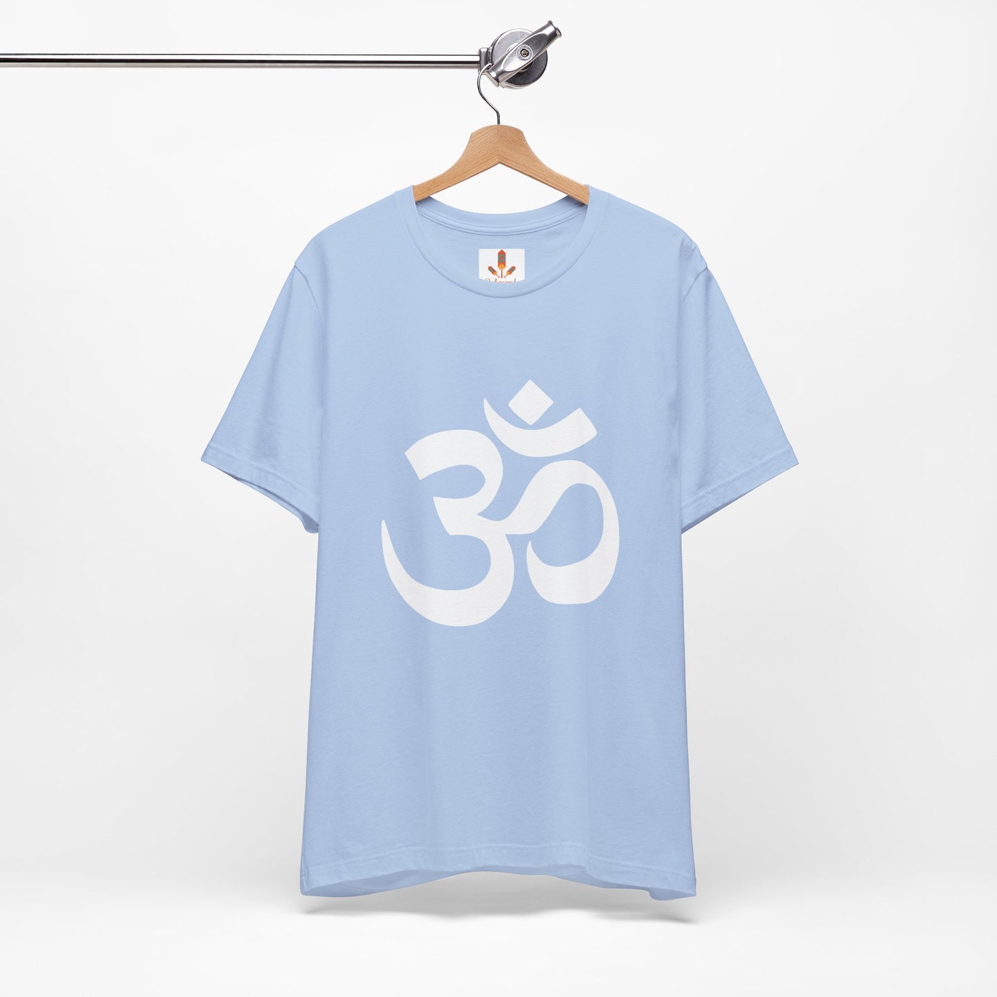 White Simple Om Art T-shirt