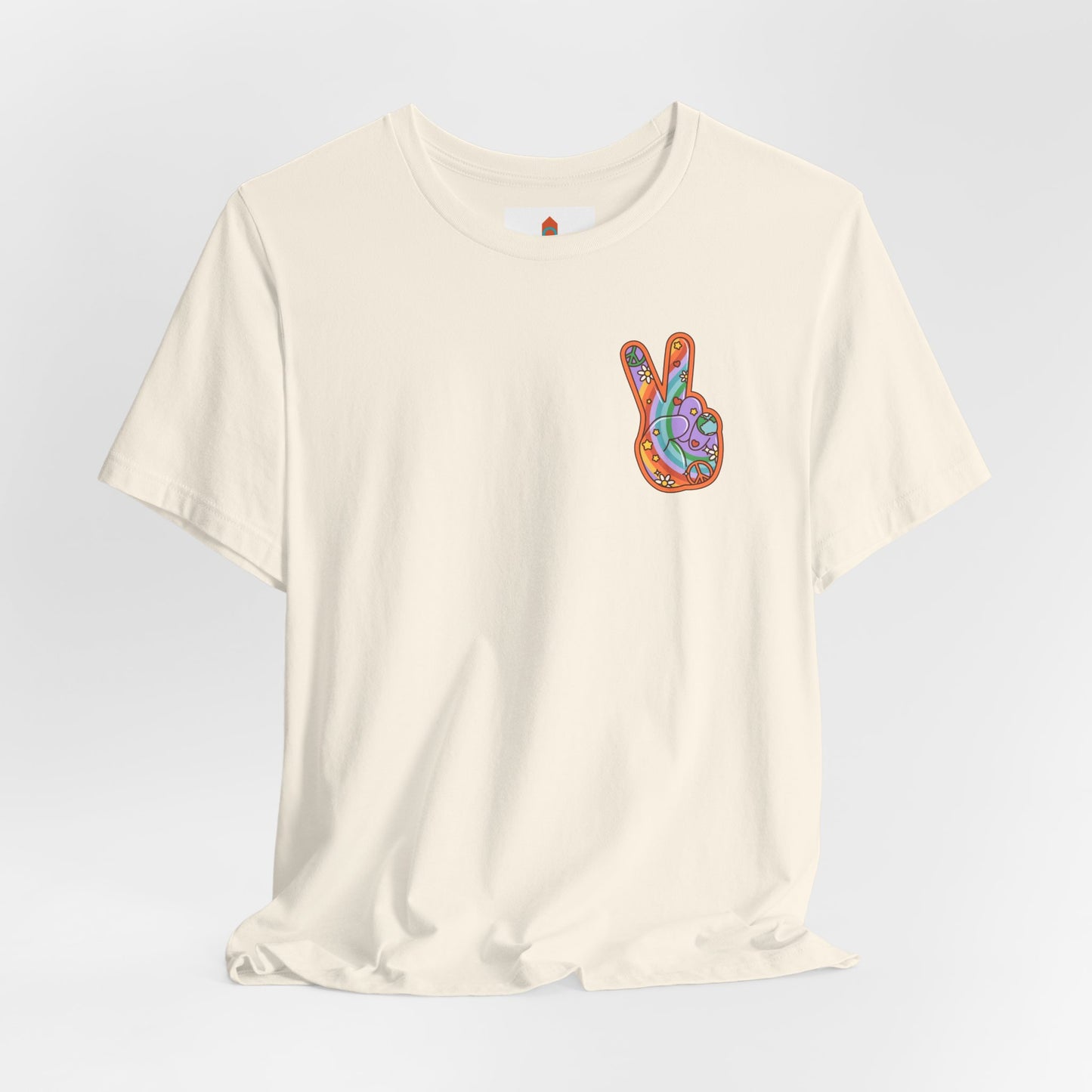 Hippie Peace Hand Sign T-shirt