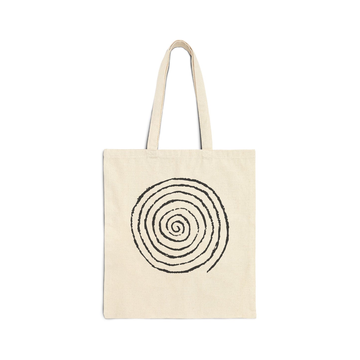 Spiral of Life Drawing Cotton Tote Bag