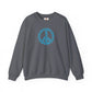 Peace Sign with Water Design Sweatshirt