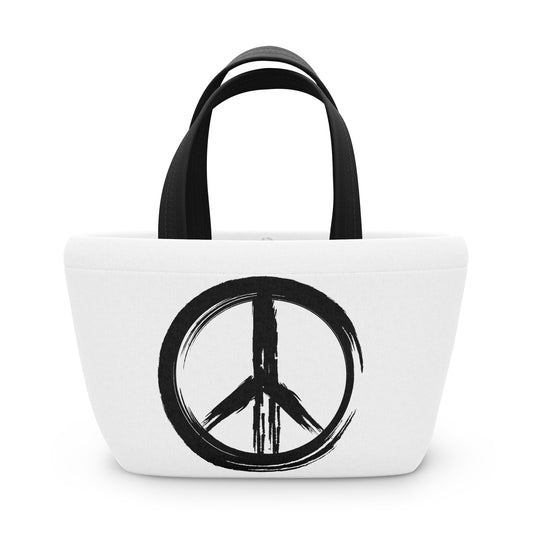 Brush Strokes Peace Sign Bag