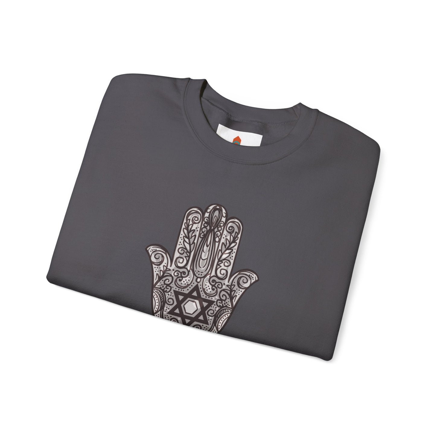 Beautiful Hamsa Hand with Star Sweatshirt