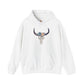 Buffalo Skull with Flowers Hoodie