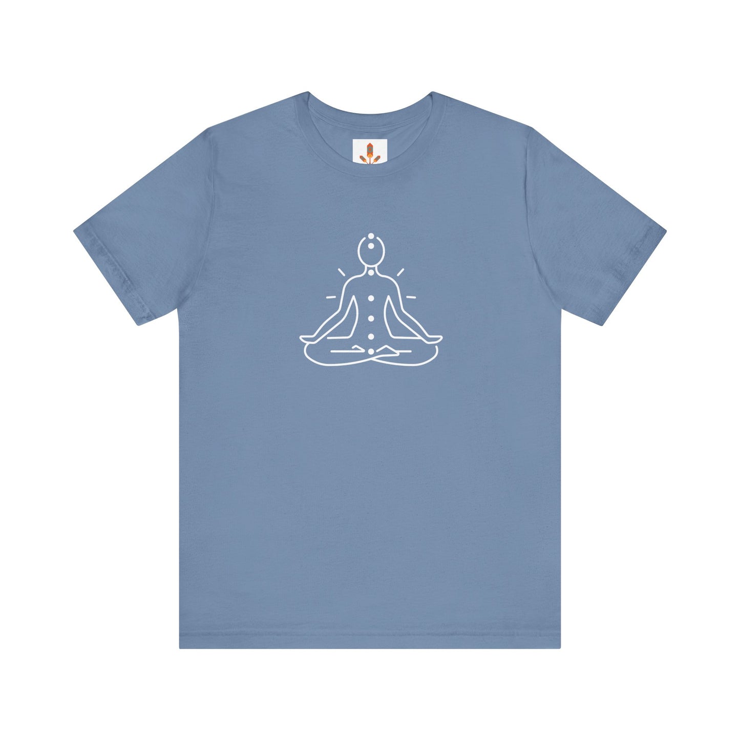 White Chakra Design T-shirt