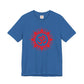 Red Om Lotus Design T-shirt