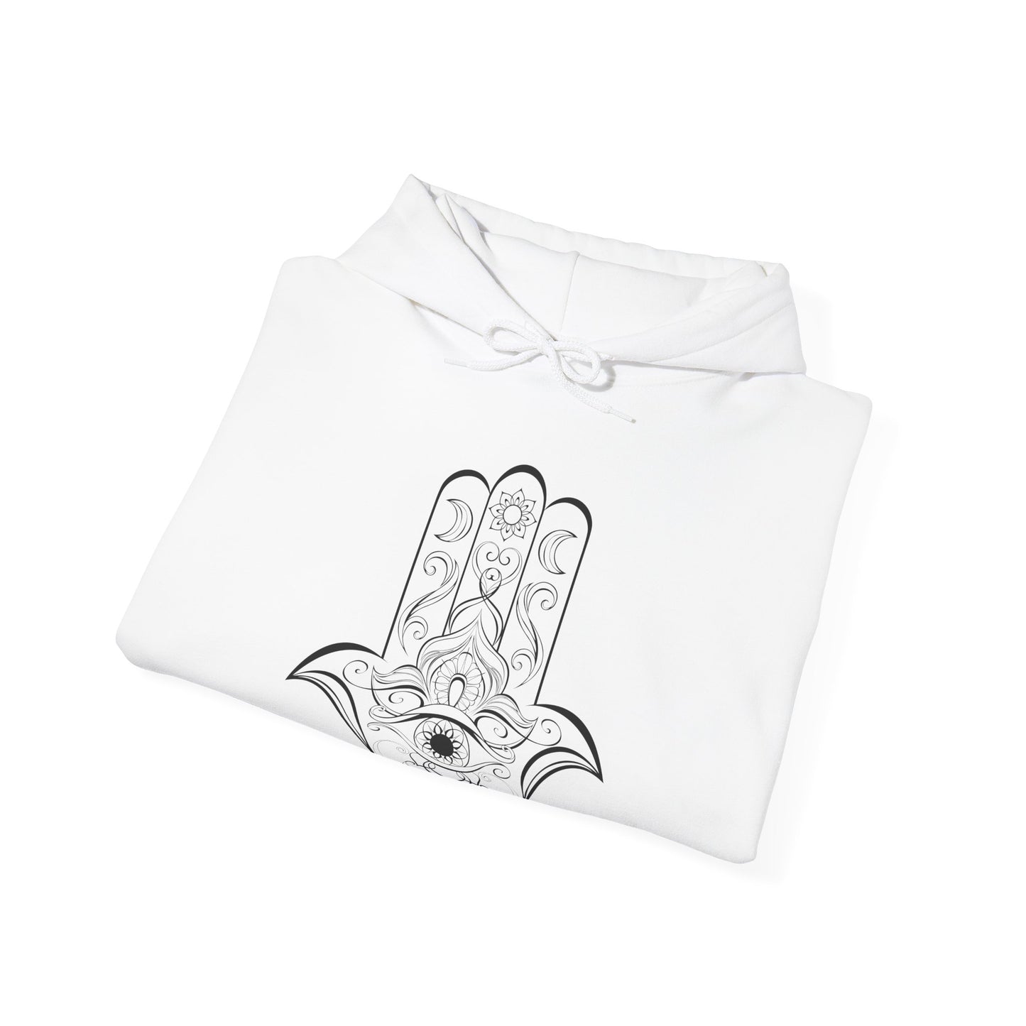 Hamsa Hand with Lotus Flower Hoodie