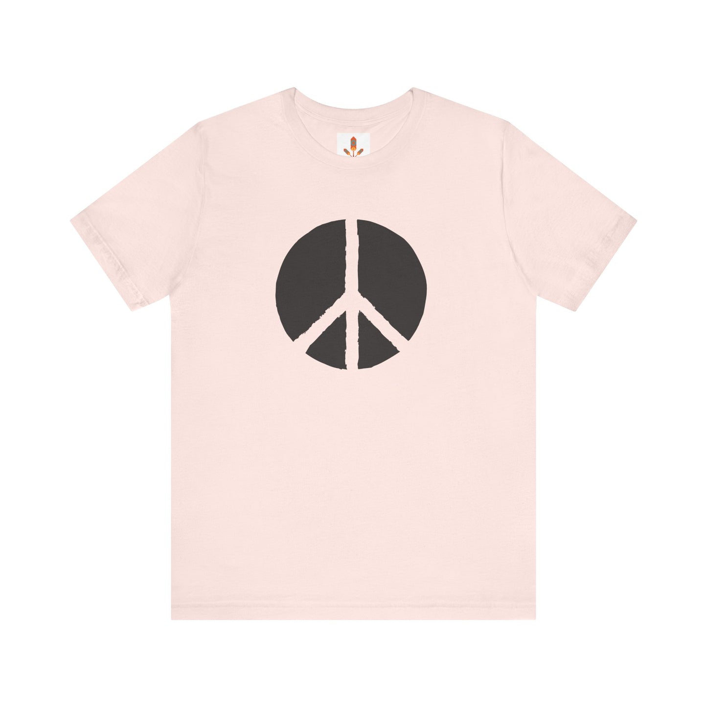 Simple Peace Sign Design T-shirt