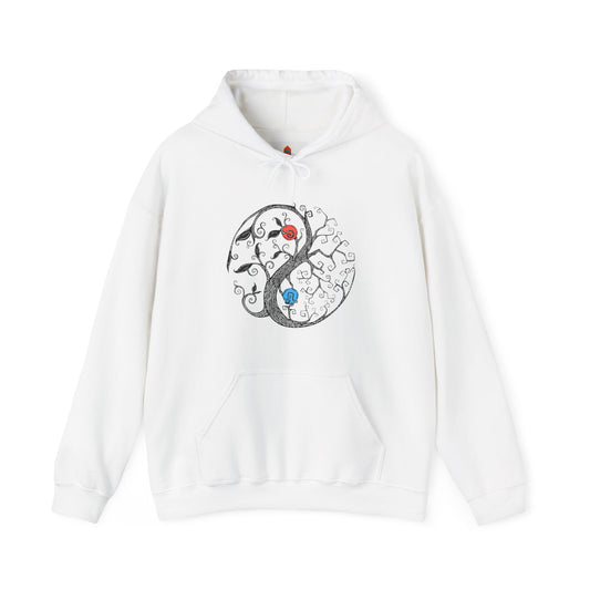 Tree of Life Yin Yang Hoodie