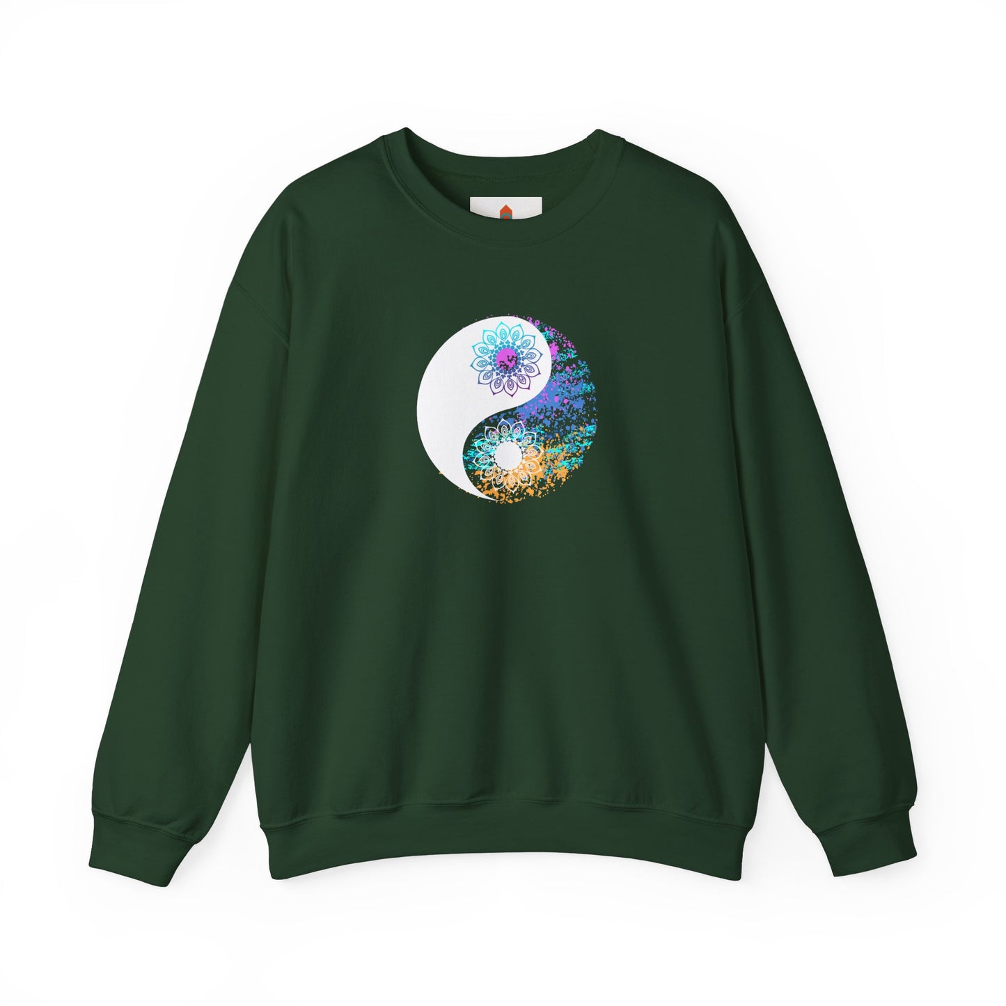 Colorful Lotus Yin Yang Sweatshirt