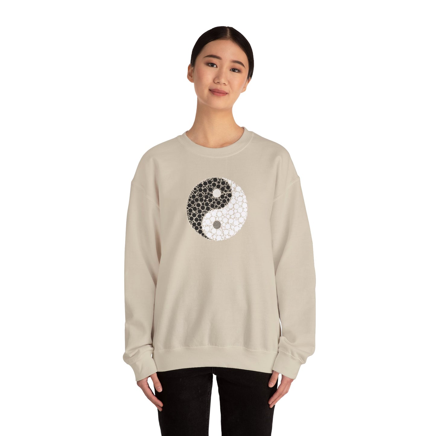 Yin Yang made with Dots Sweatshirt