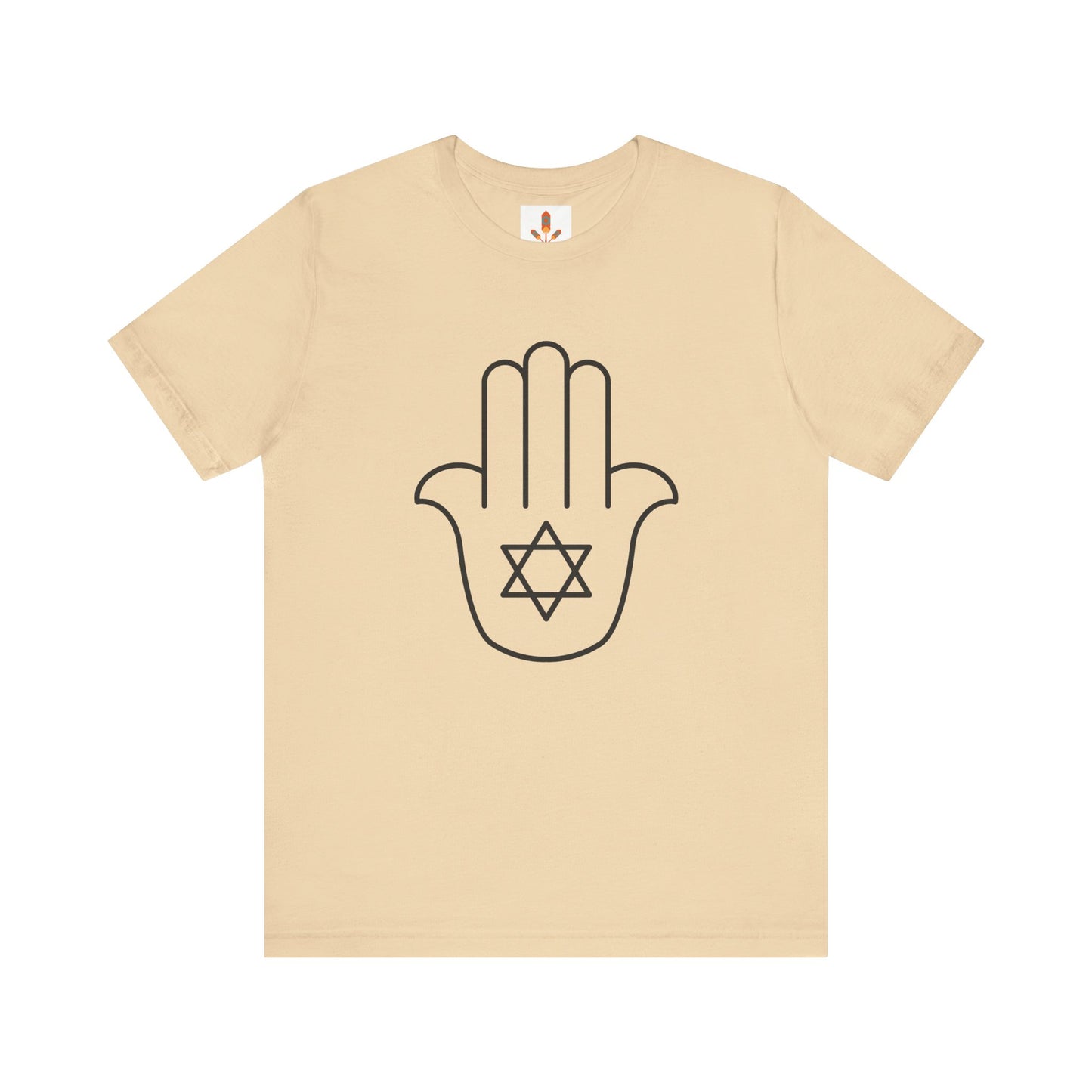 Simple Star of David in Hamsa Hand T-shirt