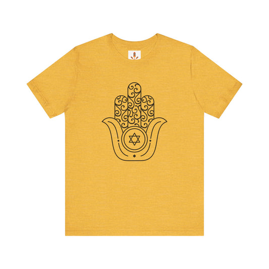 David Star in Hamsa Hand T-shirt